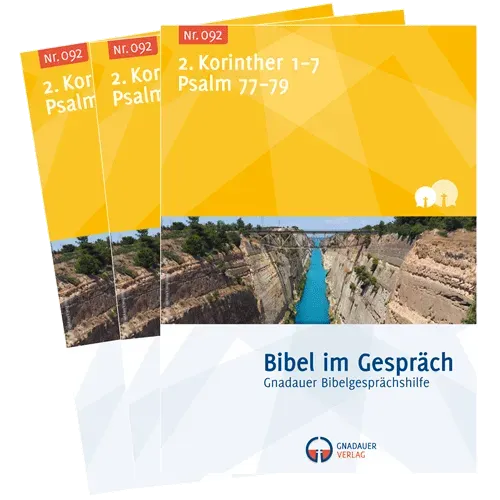 Bibel im Gespräch Nr. 092 Arbeitsheft 2. Korinther 1-7