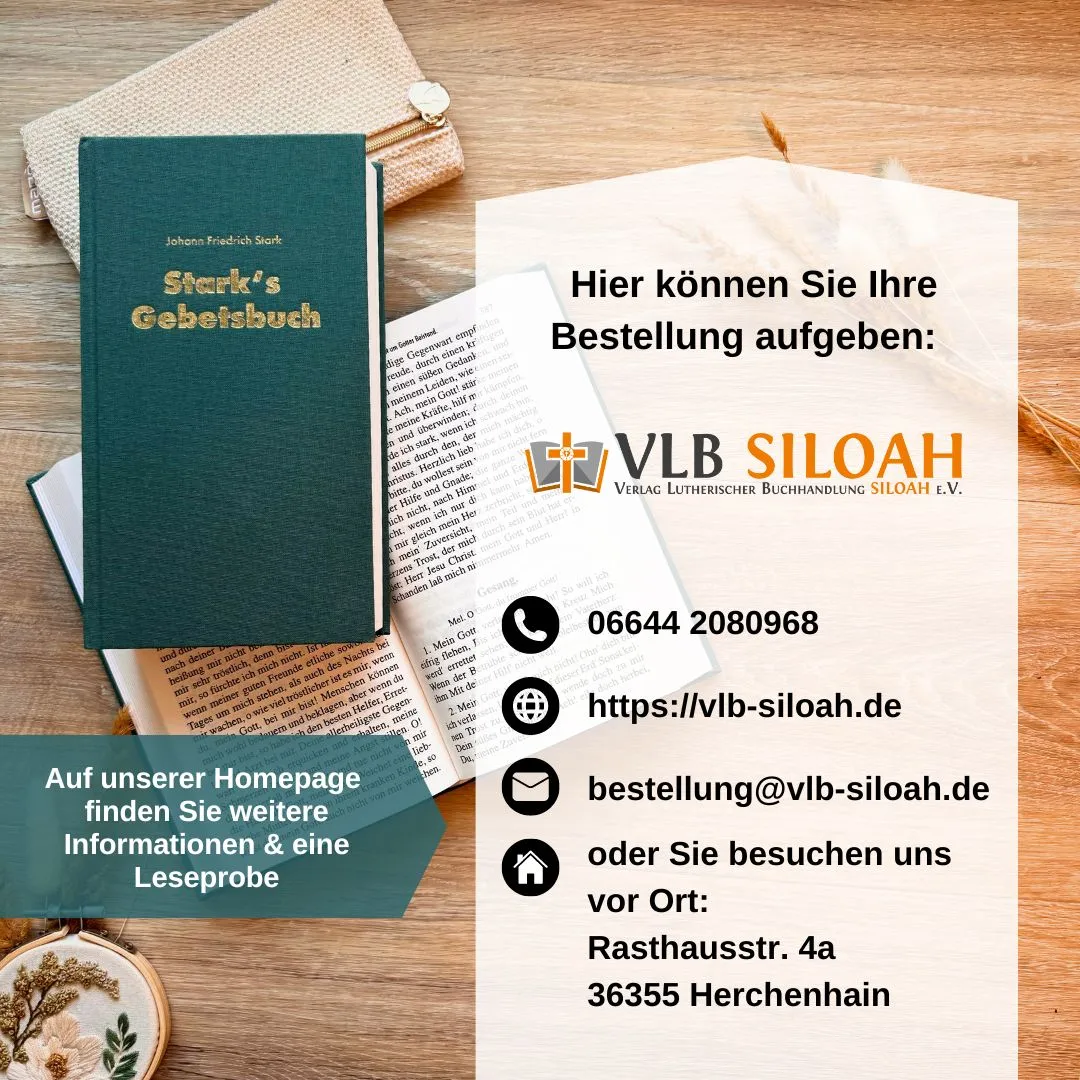 VLB Siloah Starks Gebetsbuch Hardcover 816 Seiten Leinen