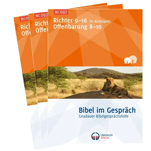 Bibel im Gespräch Nr. 097 Arbeitsheft Richter 9-16, Offenbarung 8-10