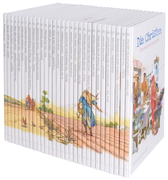 Gnadenpunkt Abenteuer der Bibel Kinderbibel 30 Bände Set
