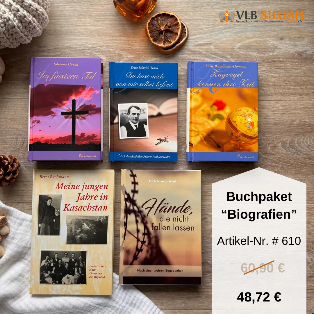 VLB Siloah Buchpaket „Biografien“ christliche Biografien