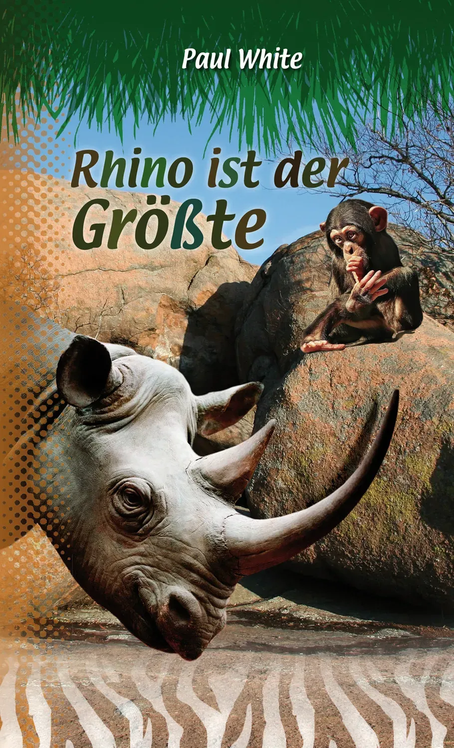 Rhino ist der Größte Kinderbuch Nashorn