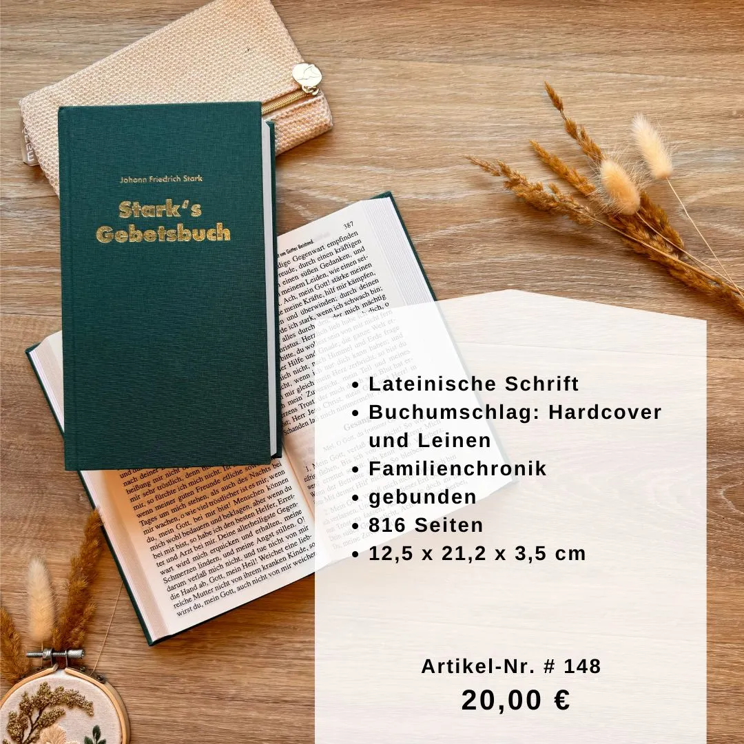VLB Siloah Starks Gebetsbuch Hardcover 816 Seiten Leinen