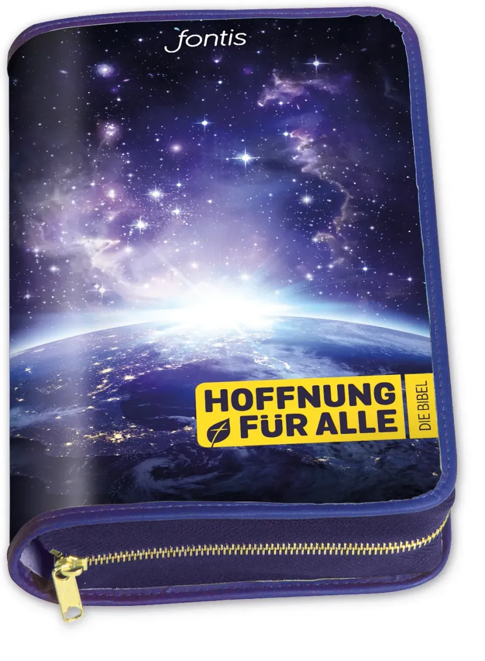 Hoffnung für alle Blue Planet Edition Bibelhülle Mittelformat