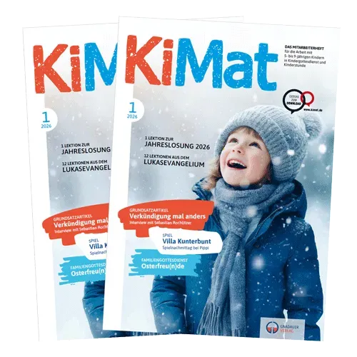 Bibel im Gespräch KiMat 1-2026 Mitarbeiterheft Kinderstunde