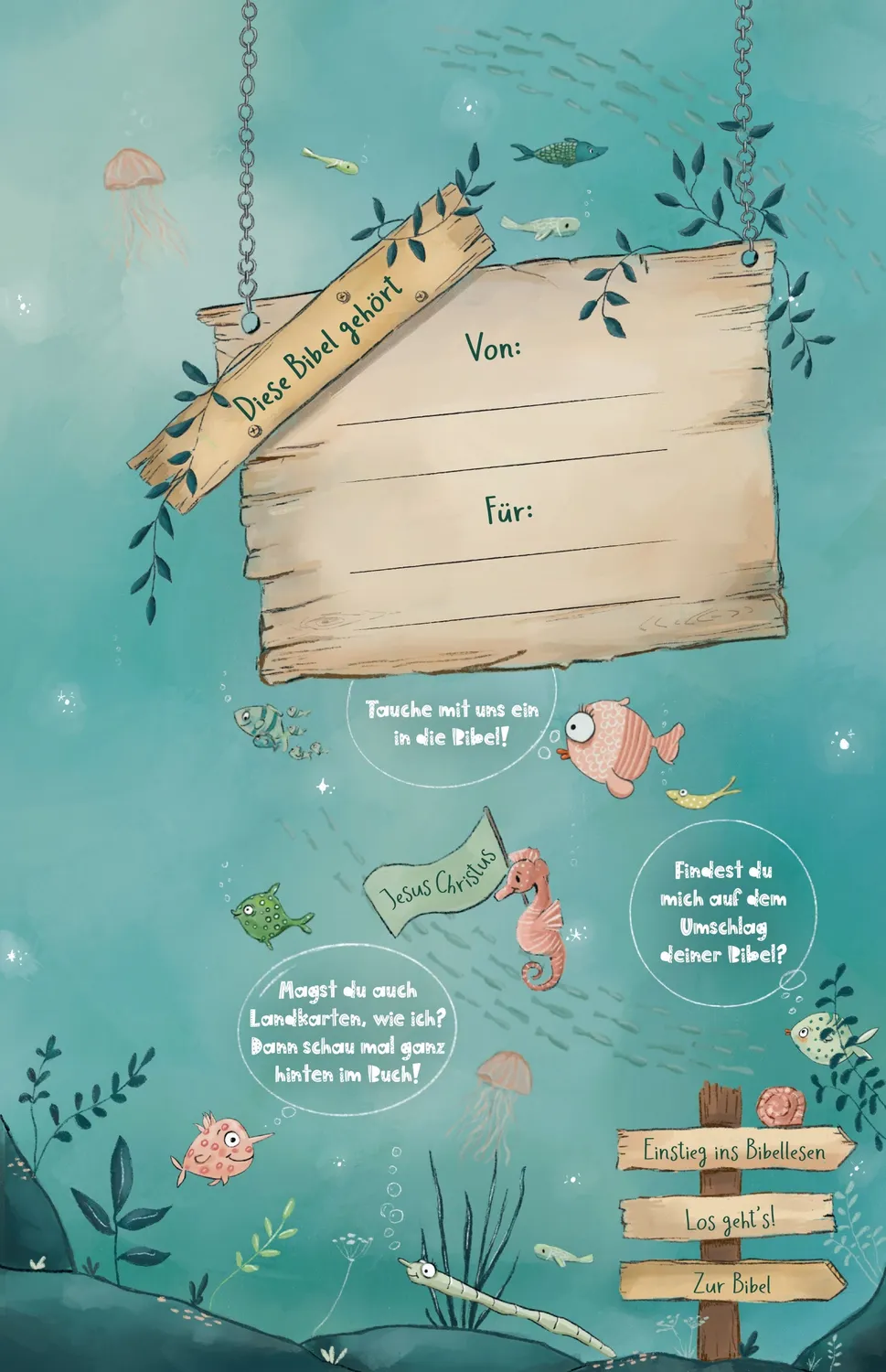 Hoffnung für alle Kids Edition Bibel gebunden Leuchteffekt