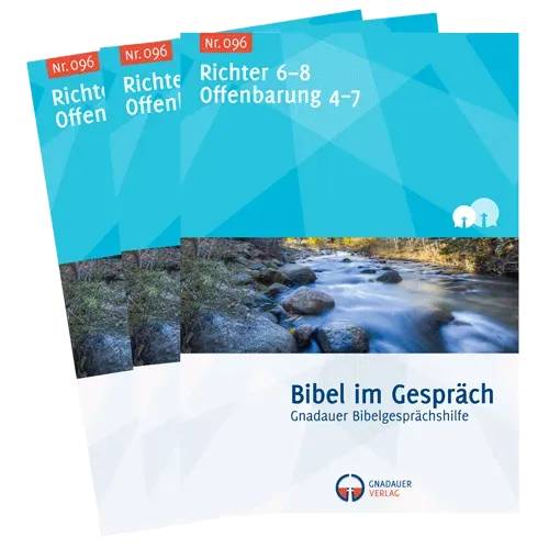Bibel im Gespräch Nr. 096 Arbeitsheft Richter 6-8, Offenbarung 4-7