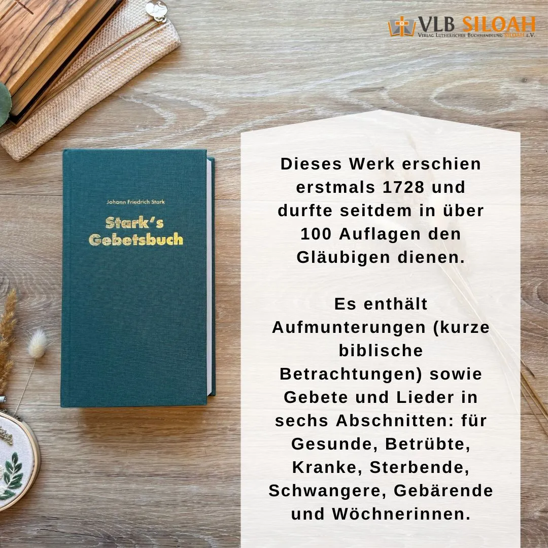 VLB Siloah Starks Gebetsbuch Hardcover 816 Seiten Leinen